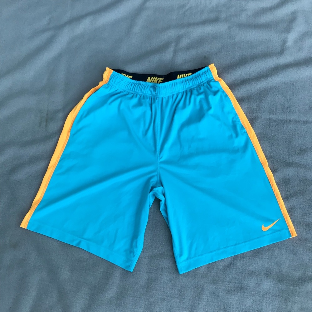 Nike Dri-Fit Blue Basketball Shorts